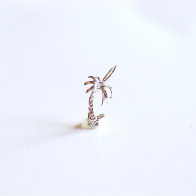 Silver Palm Charm